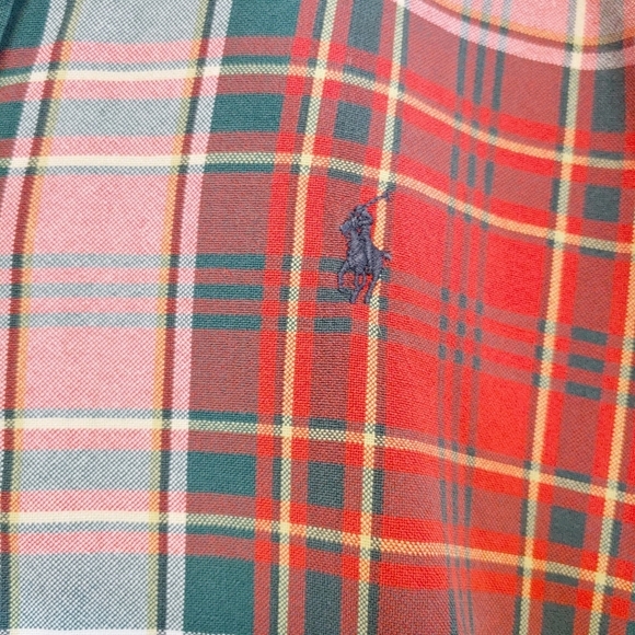 Ralph Lauren Men's Button Down Long Sleeves Plaid Shirt Sz XL Festive Comfy Cozy - Picture 5 of 11